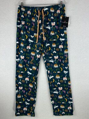 CUDDL DUDS MINKY FLLECE SLEEP PANTS ELASTIC WAISTBAND DRAWSTRING SIZE M